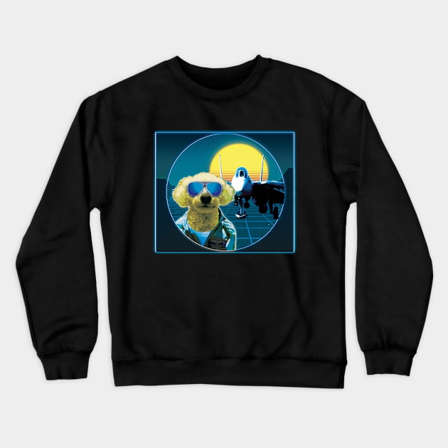 Lt. Bark Mitchell Crewneck Sweatshirt by ArtsofAll